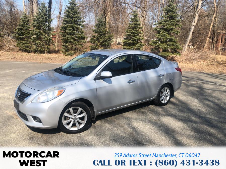 2014 Nissan Versa 4dr Sdn CVT 1.6 SL, available for sale in Manchester, Connecticut | Motorcar West. Manchester, Connecticut 2014 Nissan Versa 4dr Sdn CVT 1.6 SL, available for sale in Manchester, Connecticut | Motorcar West. Manchester, Connecticut