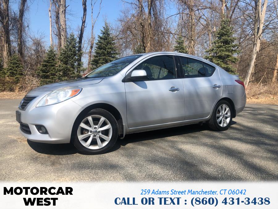 2014 Nissan Versa 4dr Sdn CVT 1.6 SL, available for sale in Manchester, Connecticut | Motorcar West. Manchester, Connecticut 2014 Nissan Versa 4dr Sdn CVT 1.6 SL, available for sale in Manchester, Connecticut | Motorcar West. Manchester, Connecticut