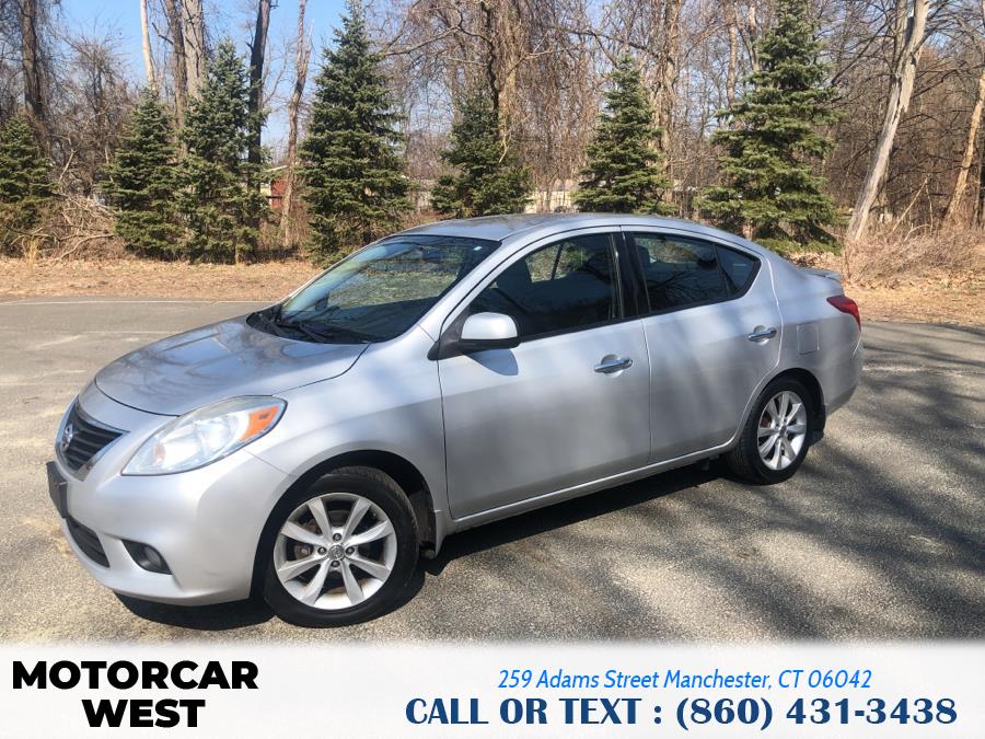 2014 Nissan Versa 4dr Sdn CVT 1.6 SL, available for sale in Manchester, Connecticut | Motorcar West. Manchester, Connecticut 2014 Nissan Versa 4dr Sdn CVT 1.6 SL, available for sale in Manchester, Connecticut | Motorcar West. Manchester, Connecticut
