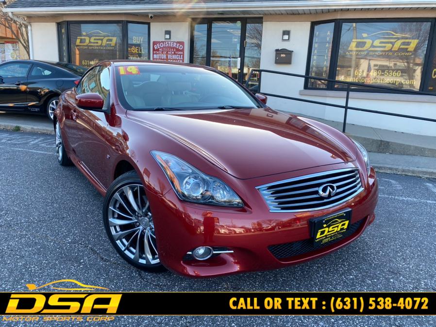 2014 INFINITI Q60 Convertible 2dr, available for sale in Commack, New York | DSA Motor Sports Corp. Commack, New York 2014 INFINITI Q60 Convertible 2dr, available for sale in Commack, New York | DSA Motor Sports Corp. Commack, New York