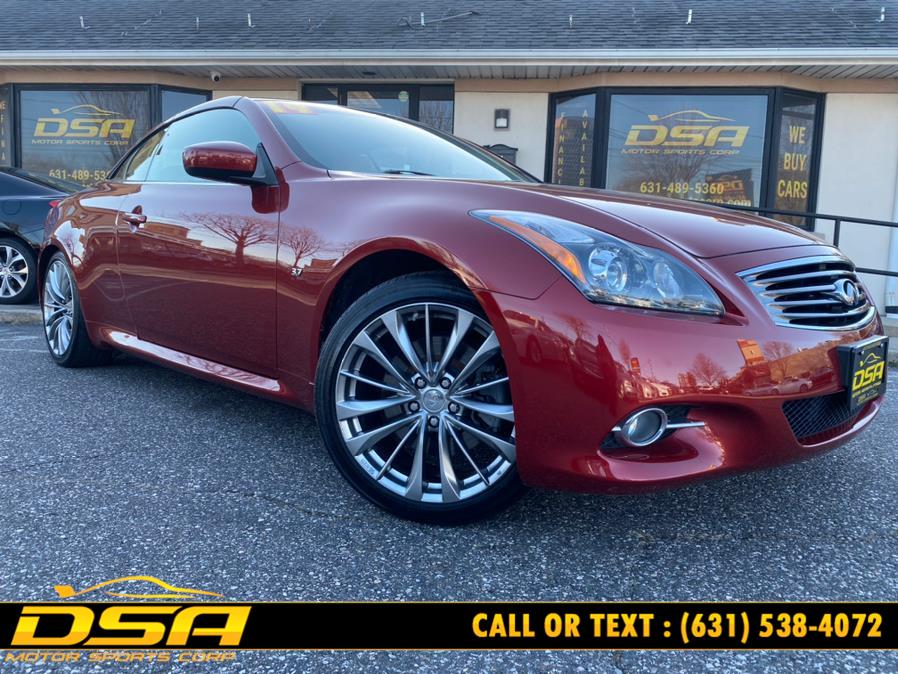 2014 INFINITI Q60 Convertible 2dr, available for sale in Commack, New York | DSA Motor Sports Corp. Commack, New York 2014 INFINITI Q60 Convertible 2dr, available for sale in Commack, New York | DSA Motor Sports Corp. Commack, New York