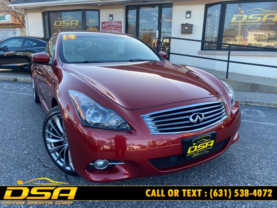 2014 INFINITI Q60 Convertible 2dr, available for sale in Commack, New York | DSA Motor Sports Corp. Commack, New York 2014 INFINITI Q60 Convertible 2dr, available for sale in Commack, New York | DSA Motor Sports Corp. Commack, New York