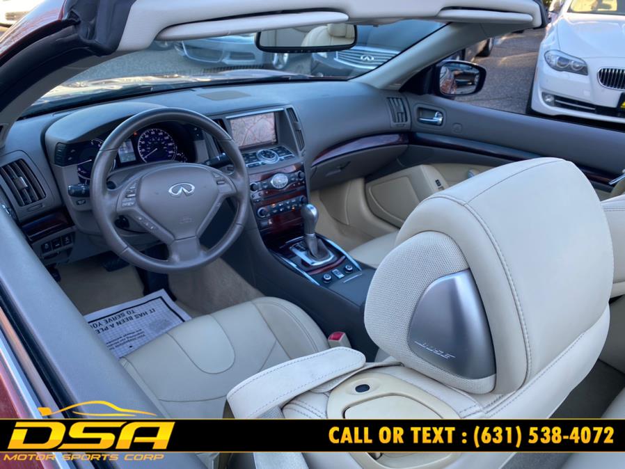 2014 INFINITI Q60 Convertible 2dr, available for sale in Commack, New York | DSA Motor Sports Corp. Commack, New York 2014 INFINITI Q60 Convertible 2dr, available for sale in Commack, New York | DSA Motor Sports Corp. Commack, New York