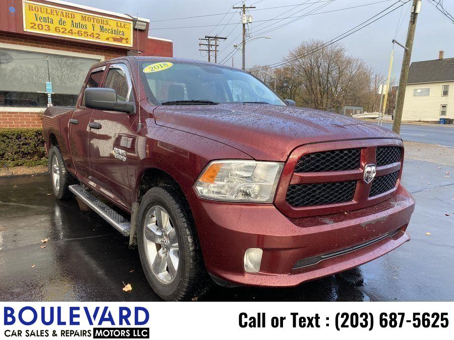 2018 Ram 1500 Quad Cab Express Pickup 4D 6 1/3 ft, available for sale in New Haven, Connecticut | Boulevard Motors LLC. New Haven, Connecticut