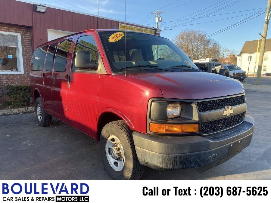 2008 Chevrolet Express 3500 Passenger LT Van 3D, available for sale in New Haven, Connecticut | Boulevard Motors LLC. New Haven, Connecticut