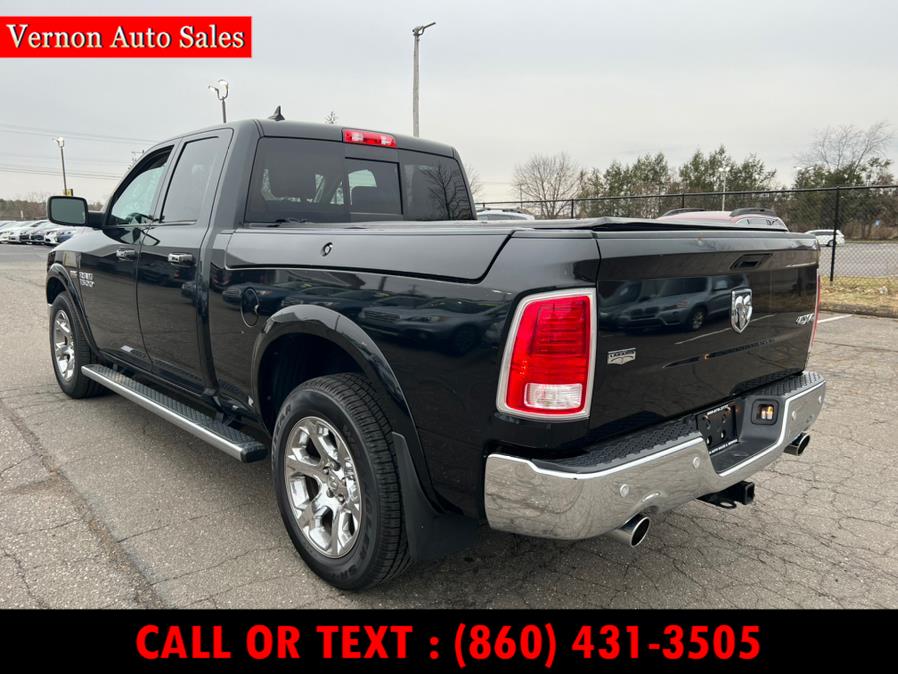 2017 Ram 1500 4WD Quad Cab 140.5" Laramie, available for sale in Manchester, Connecticut | Vernon Auto Sale & Service. Manchester, Connecticut 2017 Ram 1500 4WD Quad Cab 140.5" Laramie, available for sale in Manchester, Connecticut | Vernon Auto Sale & Service. Manchester, Connecticut