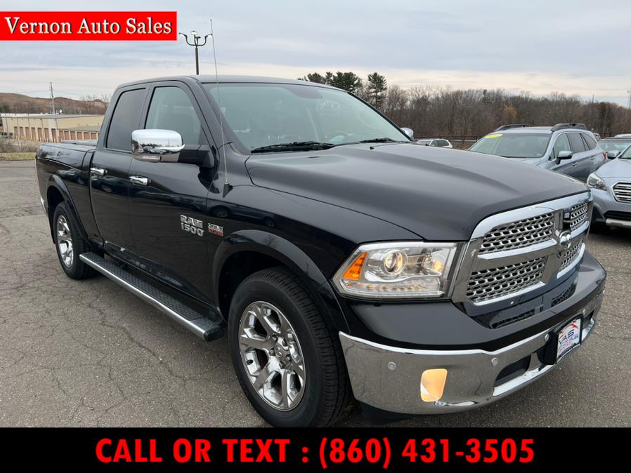 2017 Ram 1500 4WD Quad Cab 140.5" Laramie, available for sale in Manchester, Connecticut | Vernon Auto Sale & Service. Manchester, Connecticut 2017 Ram 1500 4WD Quad Cab 140.5" Laramie, available for sale in Manchester, Connecticut | Vernon Auto Sale & Service. Manchester, Connecticut