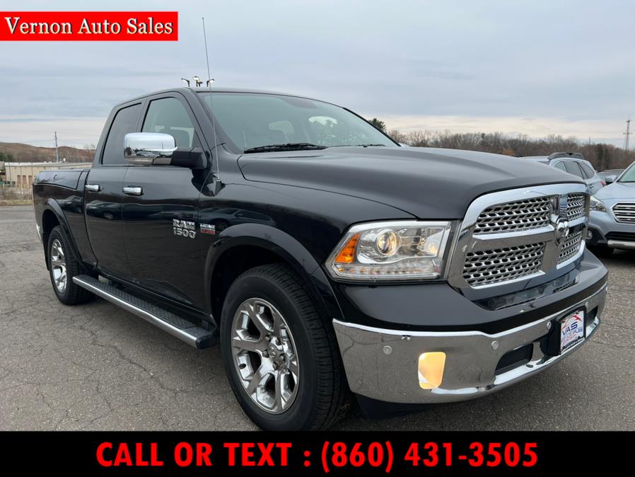 2017 Ram 1500 4WD Quad Cab 140.5" Laramie, available for sale in Manchester, Connecticut | Vernon Auto Sale & Service. Manchester, Connecticut 2017 Ram 1500 4WD Quad Cab 140.5" Laramie, available for sale in Manchester, Connecticut | Vernon Auto Sale & Service. Manchester, Connecticut