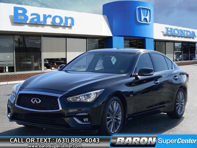 Used Infiniti Q50 3.0t LUXE 2018 | Baron Supercenter. Patchogue, New York