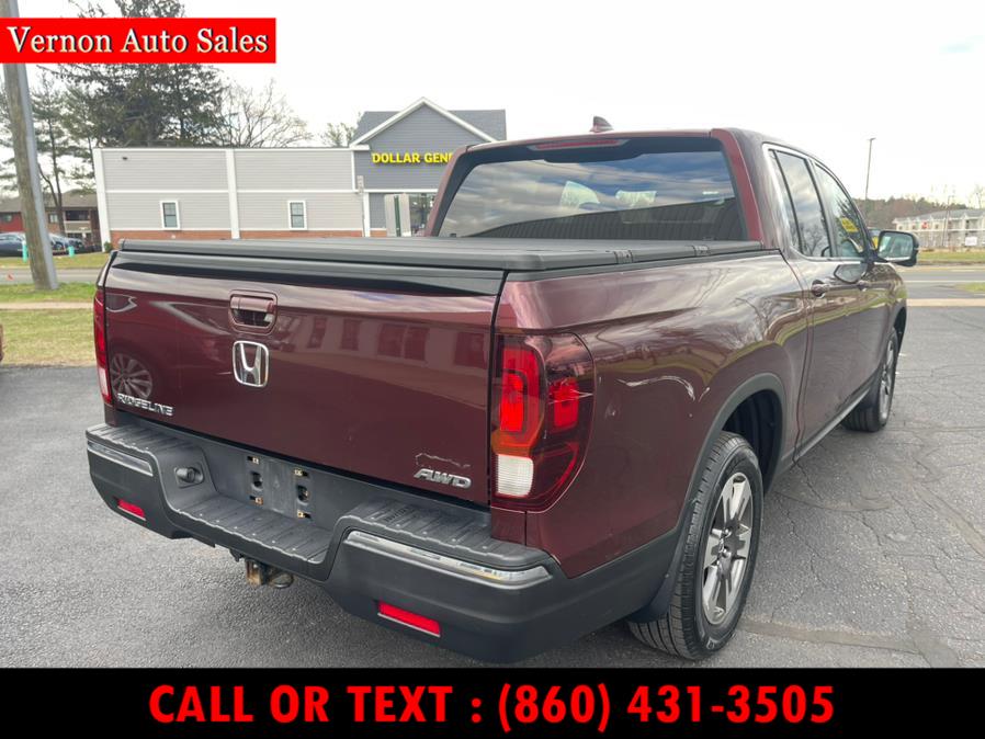 2017 Honda Ridgeline RTL-T 4x4 Crew Cab 5.3'' Bed, available for sale in Manchester, Connecticut | Vernon Auto Sale & Service. Manchester, Connecticut 2017 Honda Ridgeline RTL-T 4x4 Crew Cab 5.3'' Bed, available for sale in Manchester, Connecticut | Vernon Auto Sale & Service. Manchester, Connecticut