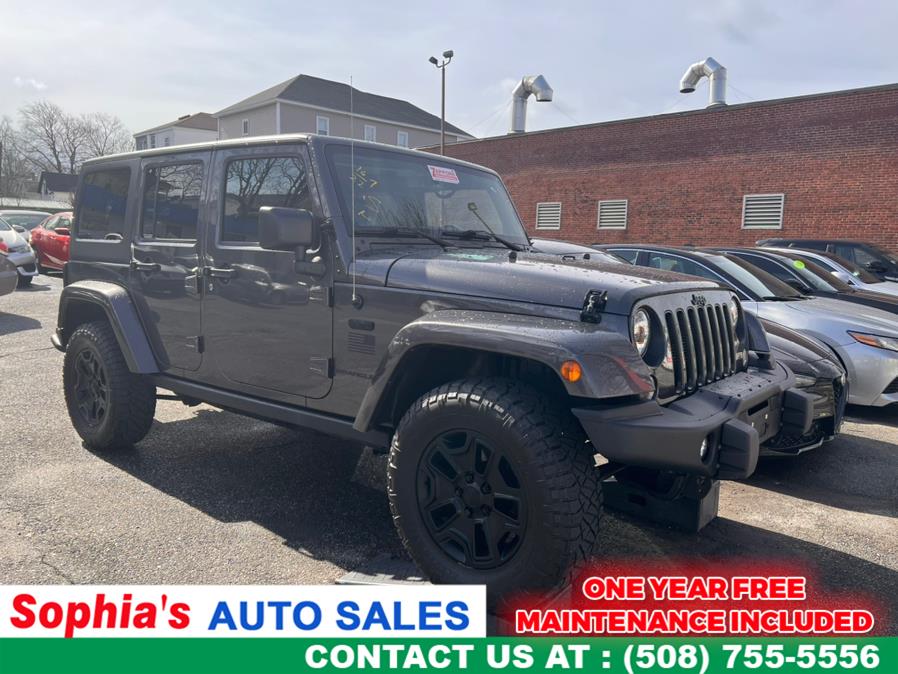 2016 Jeep Wrangler Unlimited 4WD 4dr Sahara, available for sale in Worcester, Massachusetts | Sophia's Auto Sales Inc. Worcester, Massachusetts