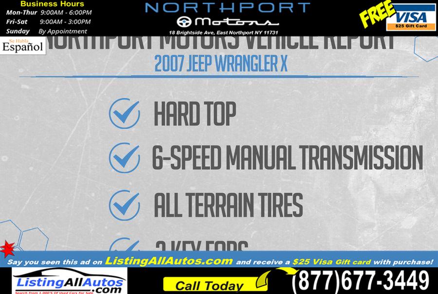 Used Jeep Wrangler X Sport Utility 2D 2007 | www.ListingAllAutos.com. Patchogue, New York