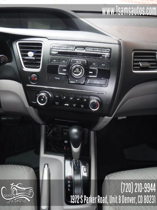 2015 Honda Civic Sedan 4dr CVT LX, available for sale in Denver, Colorado | Sam's Automotive. Denver, Colorado 2015 Honda Civic Sedan 4dr CVT LX, available for sale in Denver, Colorado | Sam's Automotive. Denver, Colorado