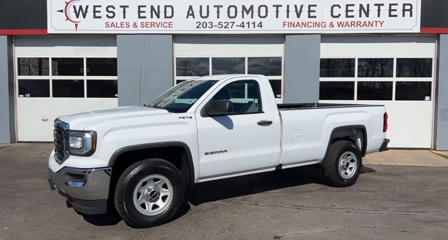 2016 GMC Sierra 1500 4WD Reg Cab 133.0", available for sale in Waterbury, Connecticut | West End Automotive Center. Waterbury, Connecticut