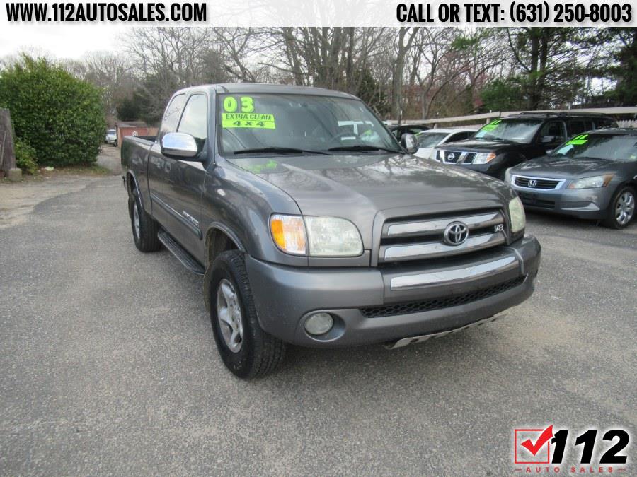 Used Toyota Tundra Sr5 AccessCab V8 SR5 4WD 2003 | 112 Auto Sales. Patchogue, New York Used Toyota Tundra Sr5 AccessCab V8 SR5 4WD 2003 | 112 Auto Sales. Patchogue, New York