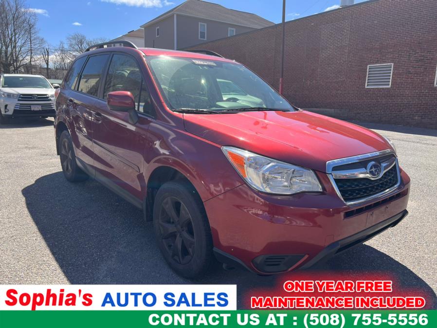 2016 Subaru Forester 4dr CVT 2.5i Premium PZEV, available for sale in Worcester, Massachusetts | Sophia's Auto Sales Inc. Worcester, Massachusetts 2016 Subaru Forester 4dr CVT 2.5i Premium PZEV, available for sale in Worcester, Massachusetts | Sophia's Auto Sales Inc. Worcester, Massachusetts
