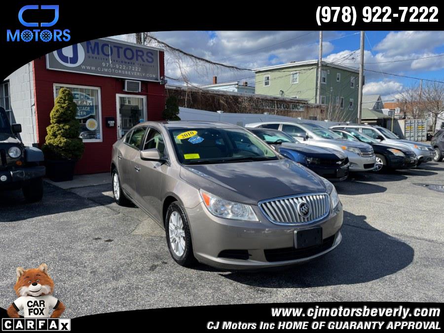 2010 Buick LaCrosse 4dr Sdn CX 3.0L, available for sale in Beverly, Massachusetts | CJ Motors Inc. Beverly, Massachusetts