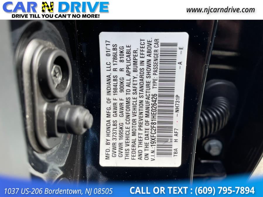 Used Honda Civic EX Honda Sensing Sedan CVT 2017 | Car N Drive. Bordentown, New Jersey Used Honda Civic EX Honda Sensing Sedan CVT 2017 | Car N Drive. Bordentown, New Jersey