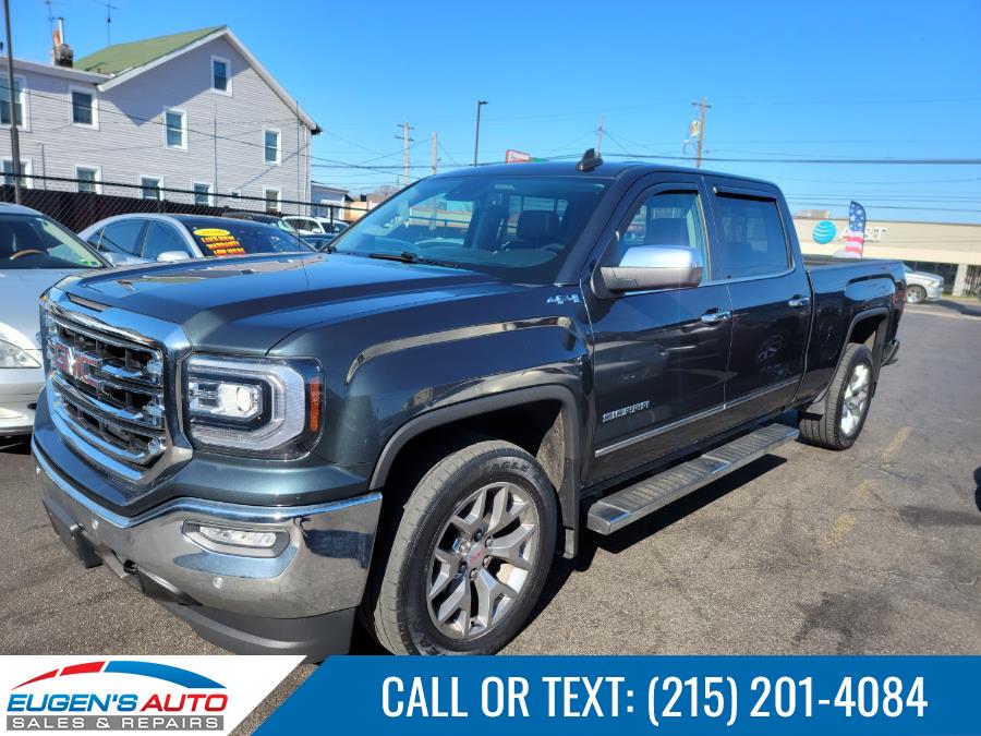 2018 GMC Sierra 1500 4WD Crew Cab 153.0.SLT, available for sale in Philadelphia, Pennsylvania | Eugen's Auto Sales & Repairs. Philadelphia, Pennsylvania