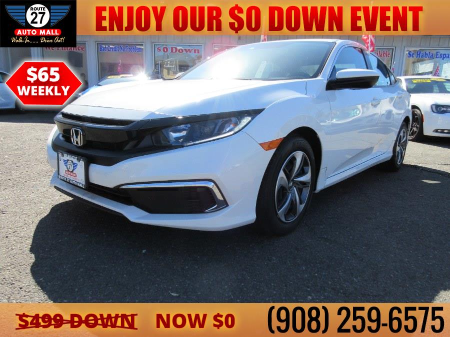 Used Honda Civic Sedan LX CVT 2020 | Route 27 Auto Mall. Linden, New Jersey Used Honda Civic Sedan LX CVT 2020 | Route 27 Auto Mall. Linden, New Jersey