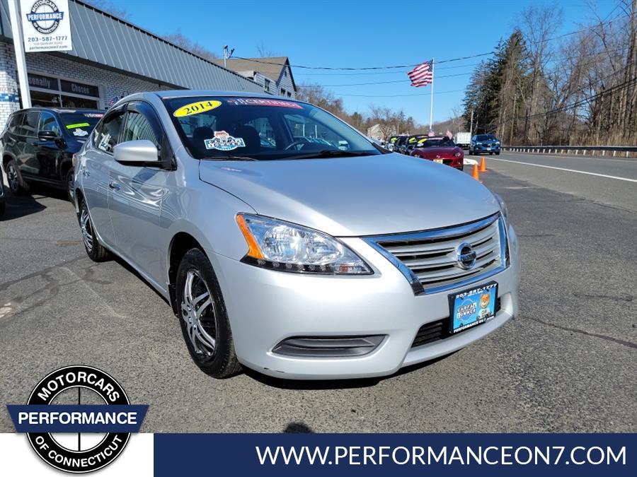 2014 Nissan Sentra 4dr Sdn I4 CVT S, available for sale in Wilton, Connecticut | Performance Motor Cars Of Connecticut LLC. Wilton, Connecticut