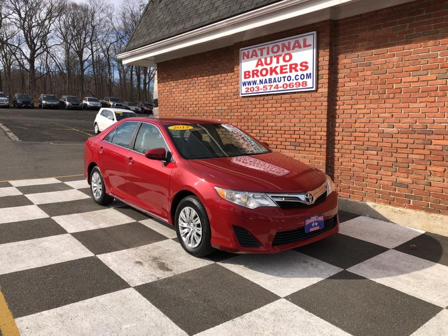 2013 Toyota Camry 4dr Sdn Auto LE, available for sale in Waterbury, Connecticut | National Auto Brokers, Inc.. Waterbury, Connecticut