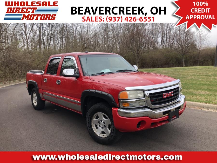 2005 GMC Sierra 1500 Crew Cab 143.5" WB 4WD SLT, available for sale in Beavercreek, Ohio | Wholesale Direct Motors. Beavercreek, Ohio