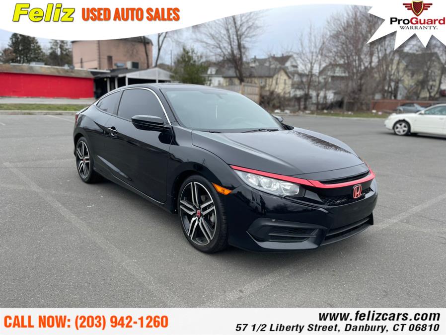 2018 Honda Civic Coupe LX CVT, available for sale in Danbury, Connecticut | Feliz Used Auto Sales. Danbury, Connecticut 2018 Honda Civic Coupe LX CVT, available for sale in Danbury, Connecticut | Feliz Used Auto Sales. Danbury, Connecticut