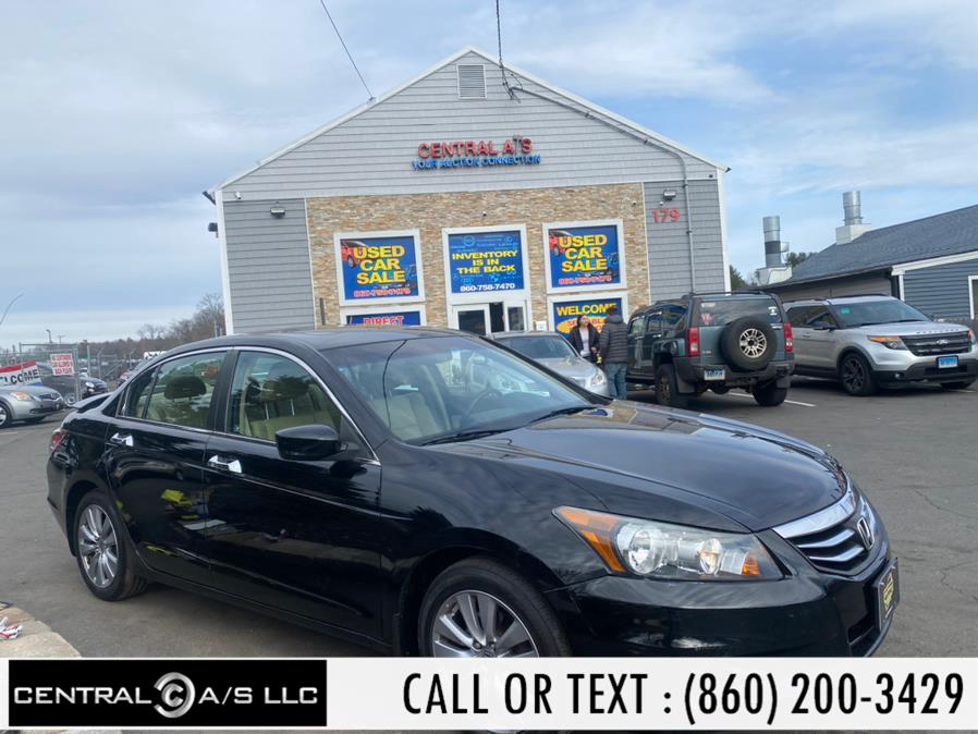 2012 Honda Accord Sdn 4dr V6 Auto EX-L, available for sale in East Windsor, Connecticut | Central A/S LLC. East Windsor, Connecticut