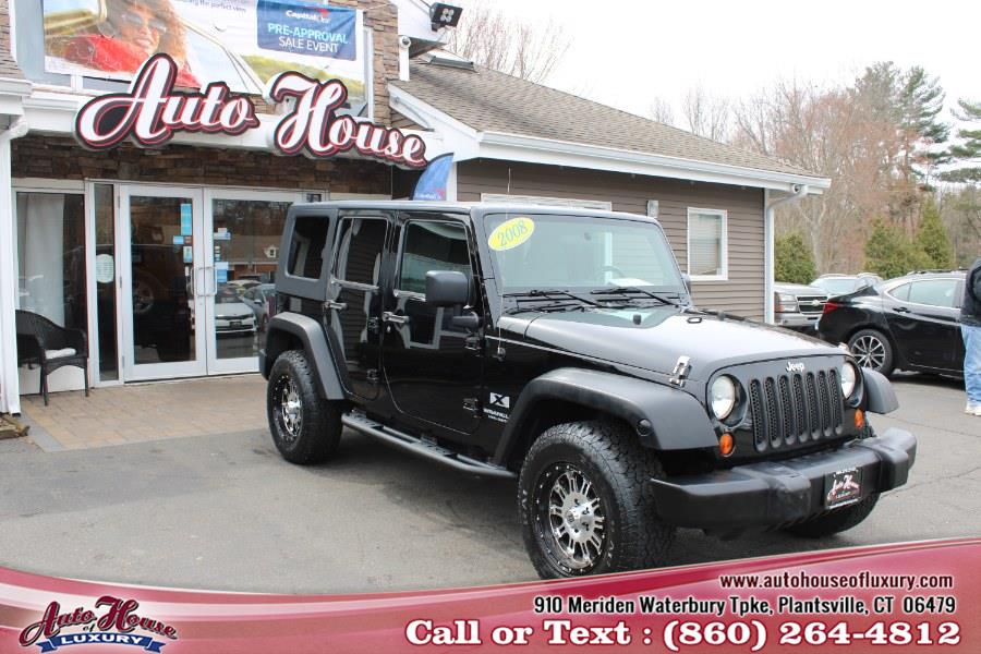 Used Jeep Wrangler 4WD 4dr Unlimited X 2008 | Auto House of Luxury. Plantsville, Connecticut