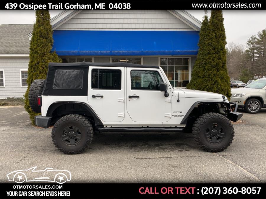 2016 Jeep Wrangler Unlimited 4WD 4dr Sport, available for sale in Gorham, Maine | Ossipee Trail Motor Sales. Gorham, Maine