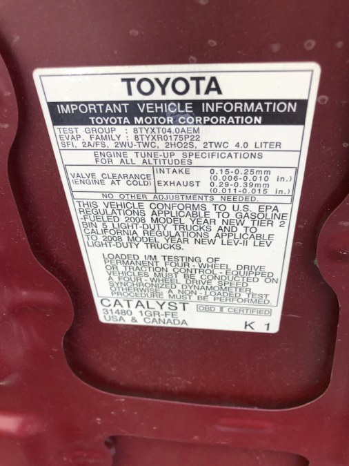 Used Toyota FJ Cruiser RWD 4dr Auto (Natl) 2008 | Speedline Motors. Garden Grove, California Used Toyota FJ Cruiser RWD 4dr Auto (Natl) 2008 | Speedline Motors. Garden Grove, California