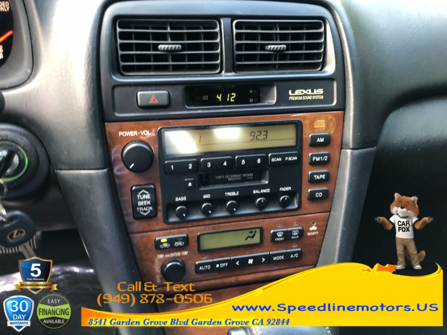 Used Lexus ES 300 4dr Sdn 2000 | Speedline Motors. Garden Grove, California Used Lexus ES 300 4dr Sdn 2000 | Speedline Motors. Garden Grove, California