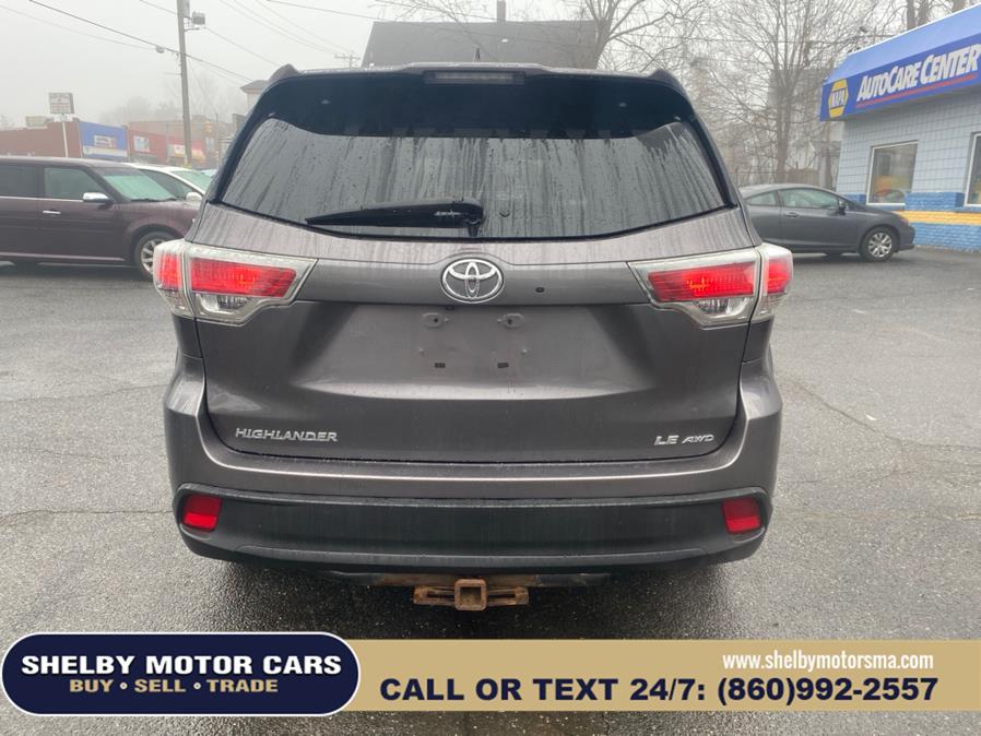 2014 Toyota Highlander AWD 4dr V6 LE Plus (Natl), available for sale in Springfield, Massachusetts | Shelby Motor Cars. Springfield, Massachusetts 2014 Toyota Highlander AWD 4dr V6 LE Plus (Natl), available for sale in Springfield, Massachusetts | Shelby Motor Cars. Springfield, Massachusetts