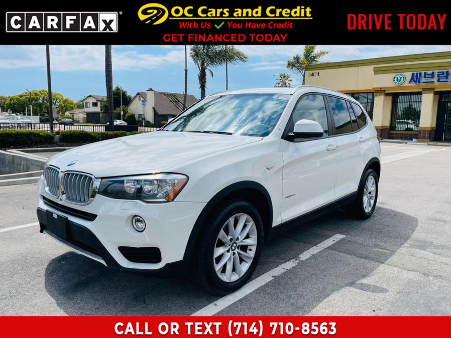 2017 BMW X3 xDrive28i Sports Activity Vehicle, available for sale in Garden Grove, California | OC Cars and Credit. Garden Grove, California