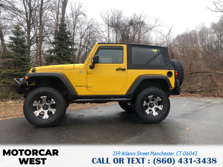 2008 Jeep Wrangler 4WD 2dr Rubicon, available for sale in Manchester, Connecticut | Motorcar West. Manchester, Connecticut 2008 Jeep Wrangler 4WD 2dr Rubicon, available for sale in Manchester, Connecticut | Motorcar West. Manchester, Connecticut