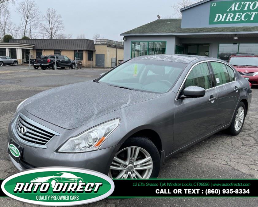 2013 Infiniti G37 Sedan 4dr x AWD, available for sale in Windsor Locks, Connecticut | Auto Direct LLC. Windsor Locks, Connecticut