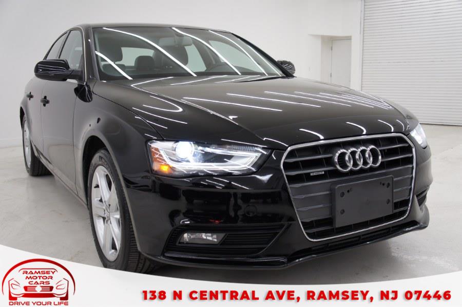 Used Audi A4 4dr Sdn Auto quattro 2.0T Premium 2013 | Ramsey Motor Cars Inc. Ramsey, New Jersey Used Audi A4 4dr Sdn Auto quattro 2.0T Premium 2013 | Ramsey Motor Cars Inc. Ramsey, New Jersey