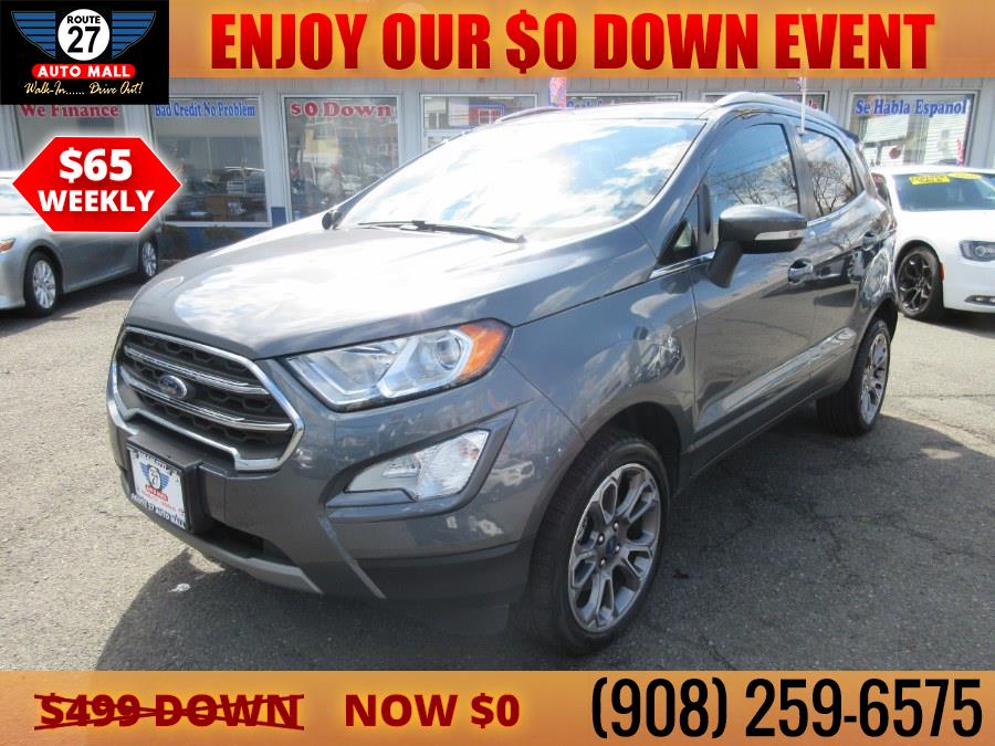 2020 Ford EcoSport Titanium 4WD, available for sale in Linden, New Jersey | Route 27 Auto Mall. Linden, New Jersey 2020 Ford EcoSport Titanium 4WD, available for sale in Linden, New Jersey | Route 27 Auto Mall. Linden, New Jersey