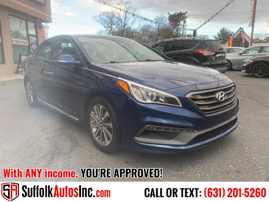 Used Hyundai Sonata 4dr Sdn 2.4L Sport PZEV 2016 | Suffolk Autos Inc. Medford, New York Used Hyundai Sonata 4dr Sdn 2.4L Sport PZEV 2016 | Suffolk Autos Inc. Medford, New York