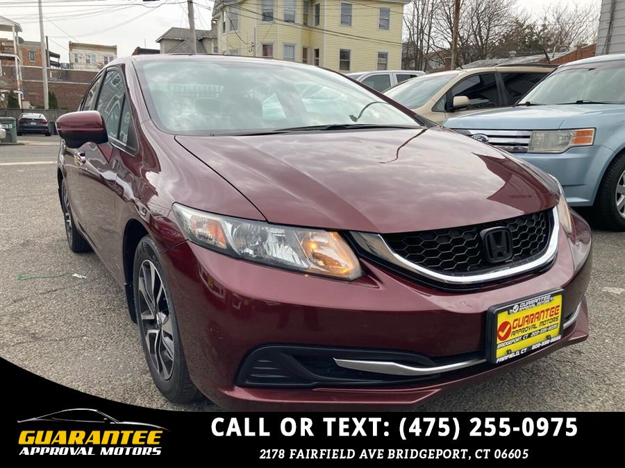 Used Honda Civic EX 4dr Sedan 2015 | Guarantee Approval Motors. Bridgeport, Connecticut Used Honda Civic EX 4dr Sedan 2015 | Guarantee Approval Motors. Bridgeport, Connecticut