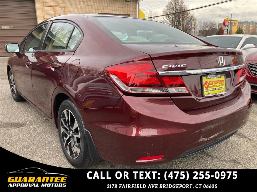 Used Honda Civic EX 4dr Sedan 2015 | Guarantee Approval Motors. Bridgeport, Connecticut Used Honda Civic EX 4dr Sedan 2015 | Guarantee Approval Motors. Bridgeport, Connecticut