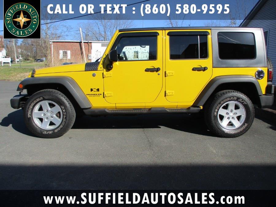 2008 Jeep Wrangler 4WD 4dr Unlimited X, available for sale in Suffield, Connecticut | Suffield Auto Sales. Suffield, Connecticut