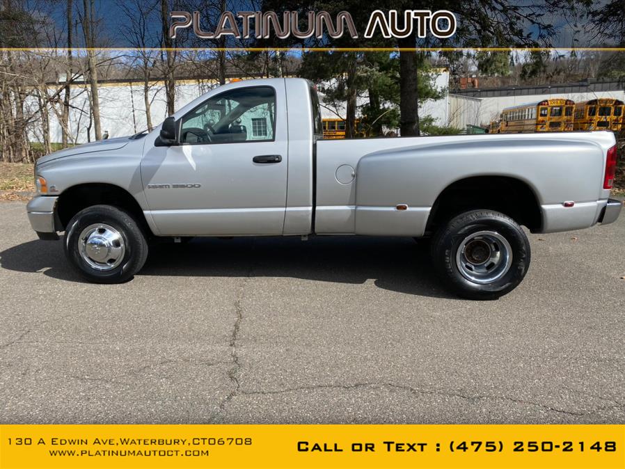 2003 Dodge Ram 3500 2dr Reg Cab 140.5" WB DRW 4WD SLT, available for sale in Waterbury, Connecticut | Platinum Auto Care. Waterbury, Connecticut 2003 Dodge Ram 3500 2dr Reg Cab 140.5" WB DRW 4WD SLT, available for sale in Waterbury, Connecticut | Platinum Auto Care. Waterbury, Connecticut
