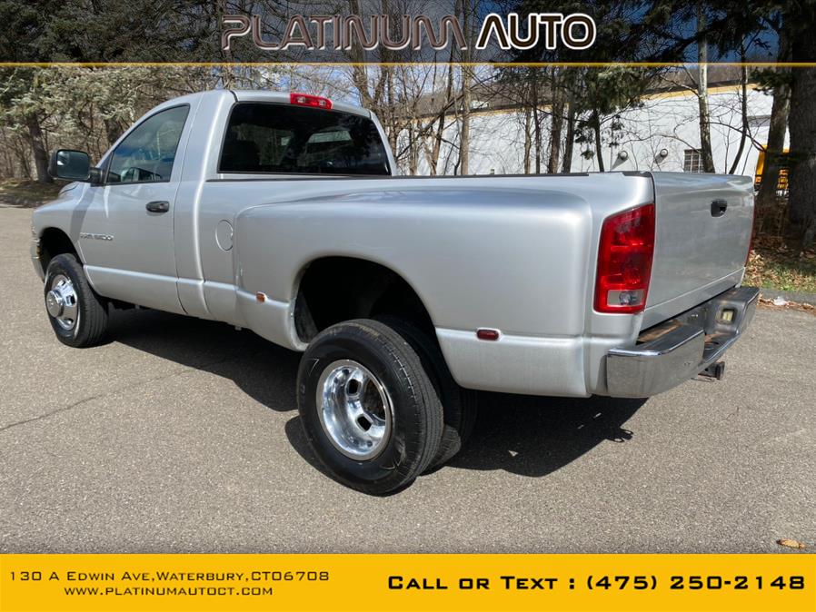2003 Dodge Ram 3500 2dr Reg Cab 140.5" WB DRW 4WD SLT, available for sale in Waterbury, Connecticut | Platinum Auto Care. Waterbury, Connecticut 2003 Dodge Ram 3500 2dr Reg Cab 140.5" WB DRW 4WD SLT, available for sale in Waterbury, Connecticut | Platinum Auto Care. Waterbury, Connecticut