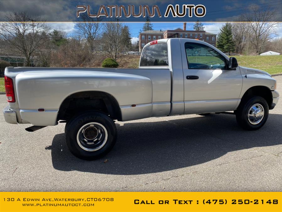 2003 Dodge Ram 3500 2dr Reg Cab 140.5" WB DRW 4WD SLT, available for sale in Waterbury, Connecticut | Platinum Auto Care. Waterbury, Connecticut 2003 Dodge Ram 3500 2dr Reg Cab 140.5" WB DRW 4WD SLT, available for sale in Waterbury, Connecticut | Platinum Auto Care. Waterbury, Connecticut