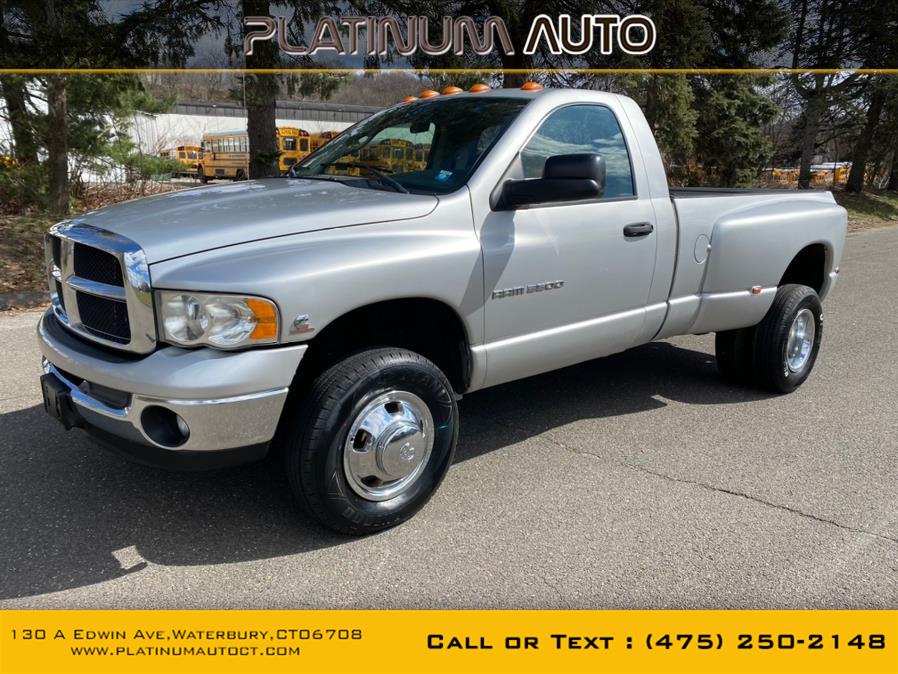 2003 Dodge Ram 3500 2dr Reg Cab 140.5" WB DRW 4WD SLT, available for sale in Waterbury, Connecticut | Platinum Auto Care. Waterbury, Connecticut 2003 Dodge Ram 3500 2dr Reg Cab 140.5" WB DRW 4WD SLT, available for sale in Waterbury, Connecticut | Platinum Auto Care. Waterbury, Connecticut