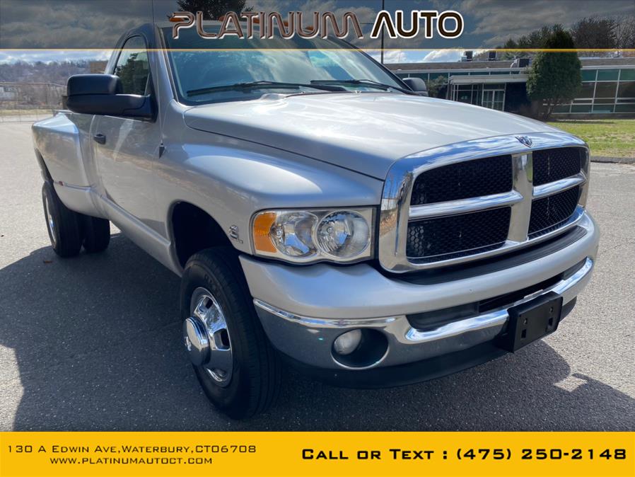 2003 Dodge Ram 3500 2dr Reg Cab 140.5" WB DRW 4WD SLT, available for sale in Waterbury, Connecticut | Platinum Auto Care. Waterbury, Connecticut 2003 Dodge Ram 3500 2dr Reg Cab 140.5" WB DRW 4WD SLT, available for sale in Waterbury, Connecticut | Platinum Auto Care. Waterbury, Connecticut