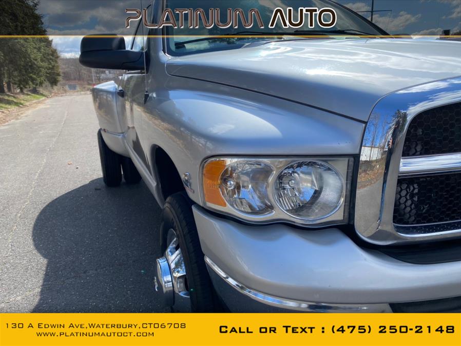 2003 Dodge Ram 3500 2dr Reg Cab 140.5" WB DRW 4WD SLT, available for sale in Waterbury, Connecticut | Platinum Auto Care. Waterbury, Connecticut 2003 Dodge Ram 3500 2dr Reg Cab 140.5" WB DRW 4WD SLT, available for sale in Waterbury, Connecticut | Platinum Auto Care. Waterbury, Connecticut