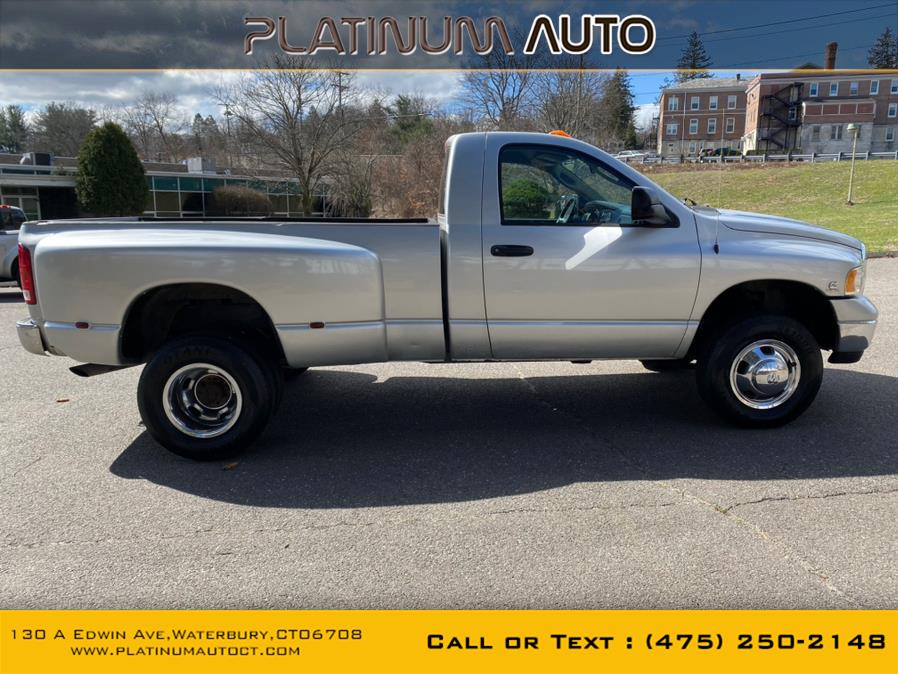2003 Dodge Ram 3500 2dr Reg Cab 140.5" WB DRW 4WD SLT, available for sale in Waterbury, Connecticut | Platinum Auto Care. Waterbury, Connecticut 2003 Dodge Ram 3500 2dr Reg Cab 140.5" WB DRW 4WD SLT, available for sale in Waterbury, Connecticut | Platinum Auto Care. Waterbury, Connecticut